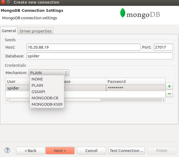 connect to remote mongodb server